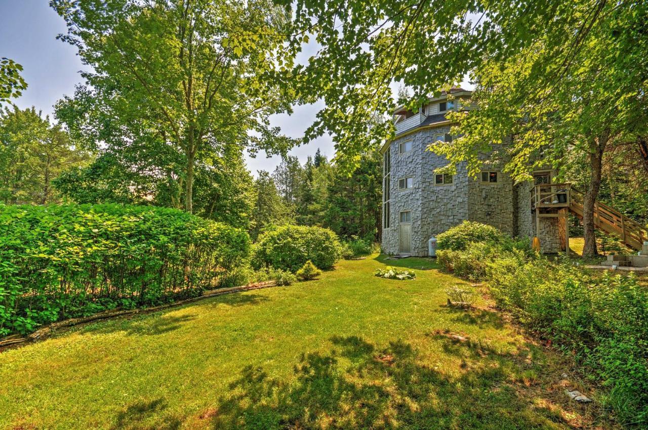 Prospect Harbor Dragonwood Castle On Waterfront With Stunning Viewヴィラ エクステリア 写真