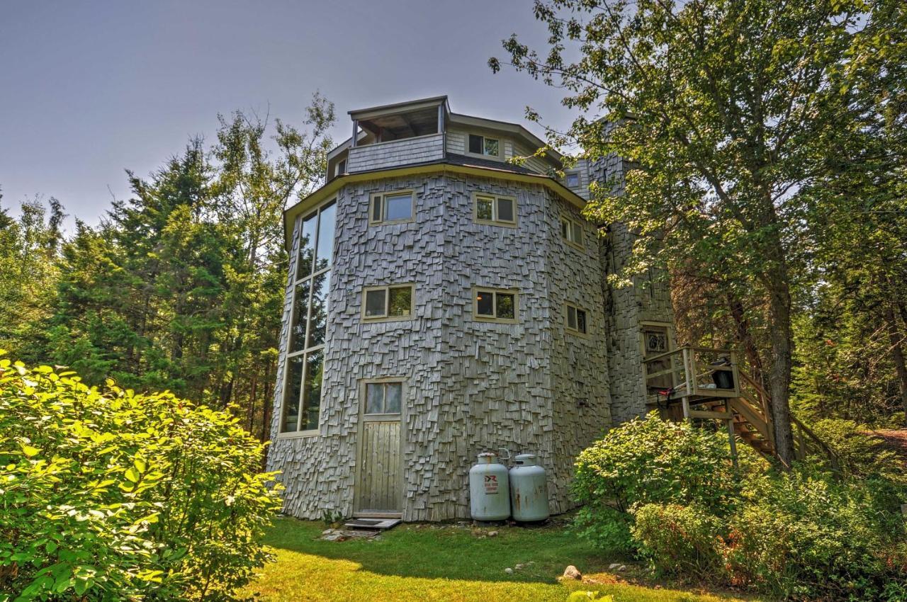 Prospect Harbor Dragonwood Castle On Waterfront With Stunning Viewヴィラ エクステリア 写真